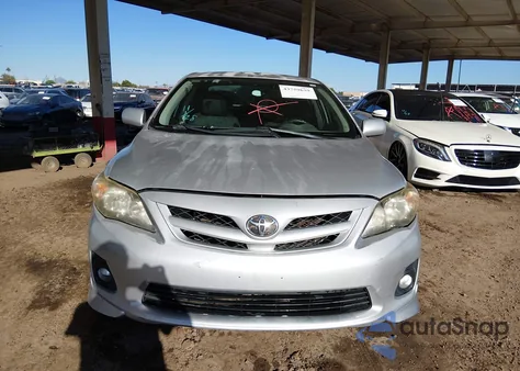 2011 Toyota Corolla S from USA, damaged, VIN 2T1BU4EE1BC692237
